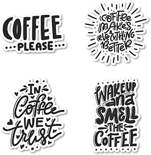 Coffee Please vinyl sticker